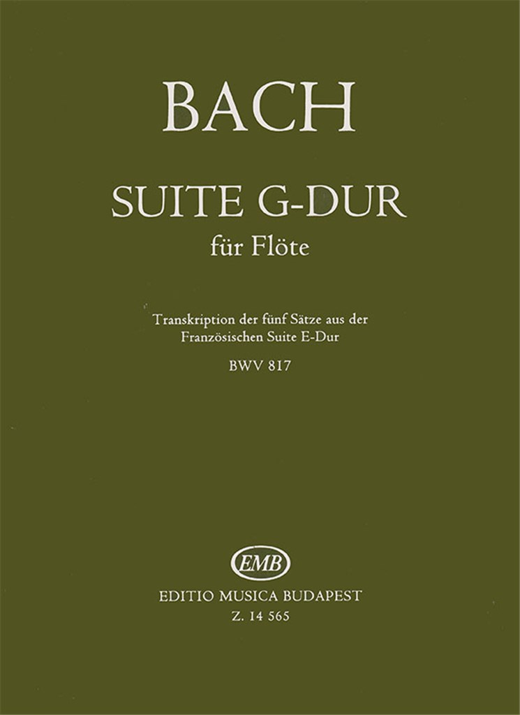 Suite G-Dur für Flöte